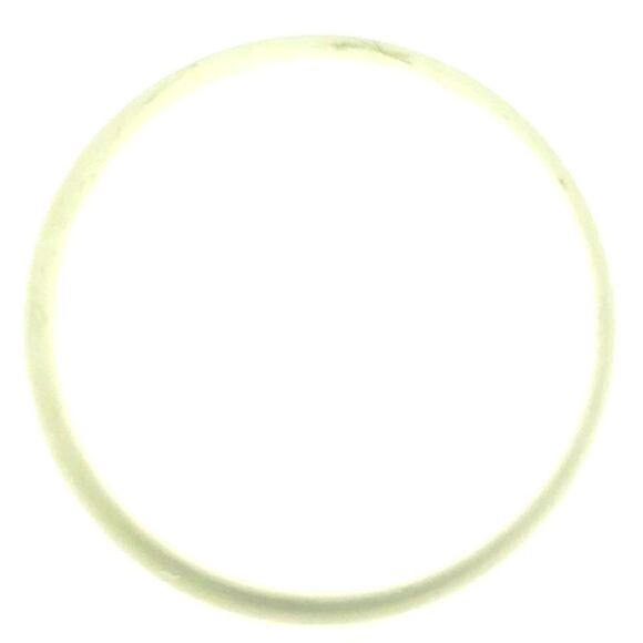 Enesco Vintage Satin White Frosted Blue Rose Flowers Gold Trim Art Glass Vase - Picture 6 of 10